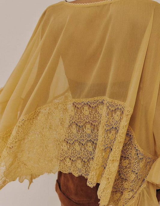 Boho Breeze Lace Top