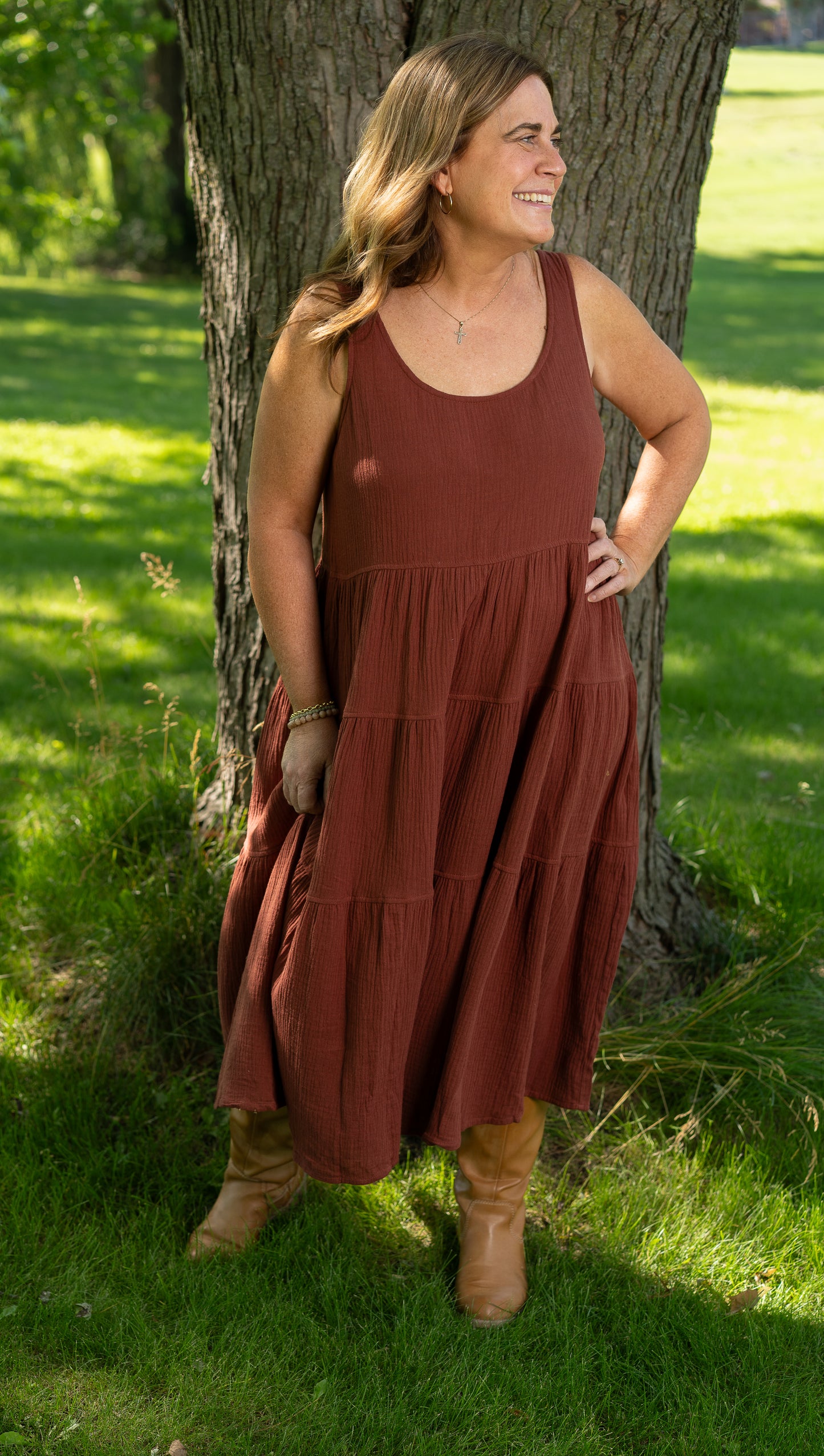 Willow Gauze Midi