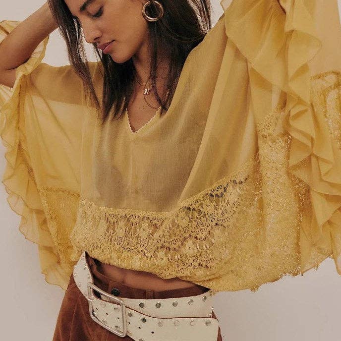 Boho Breeze Lace Top