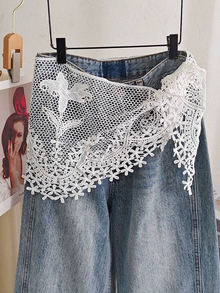 Lace Hip Scarf