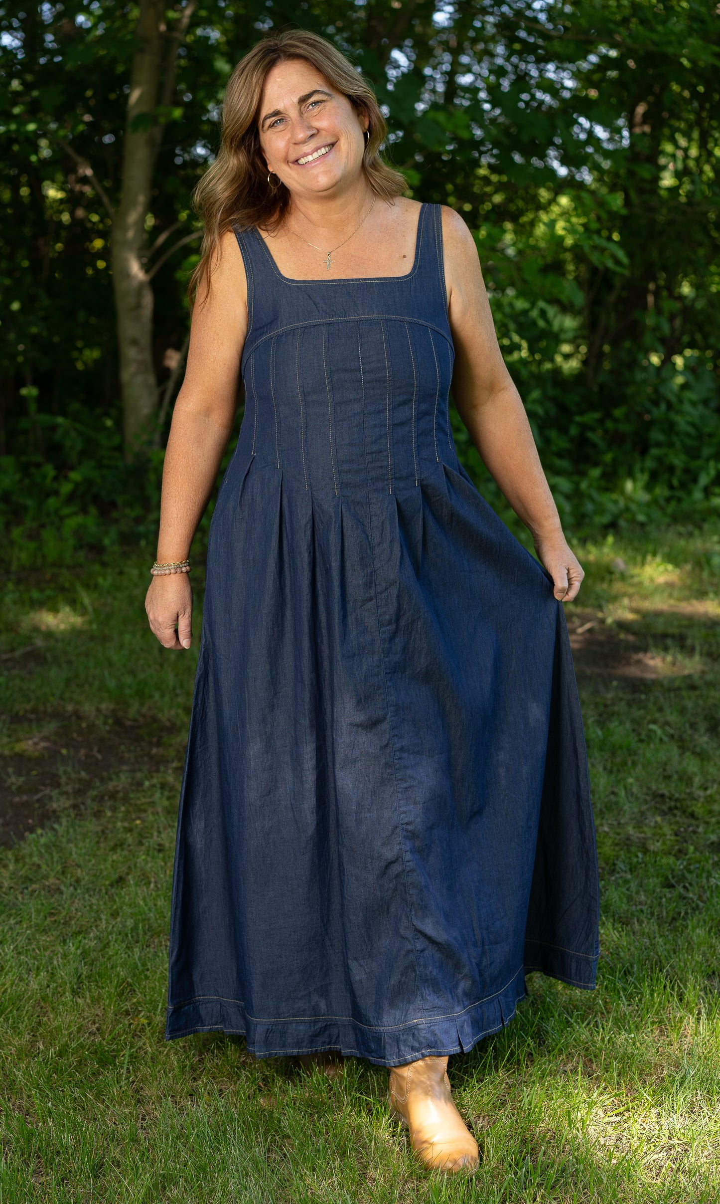 Prairie Denim Maxi