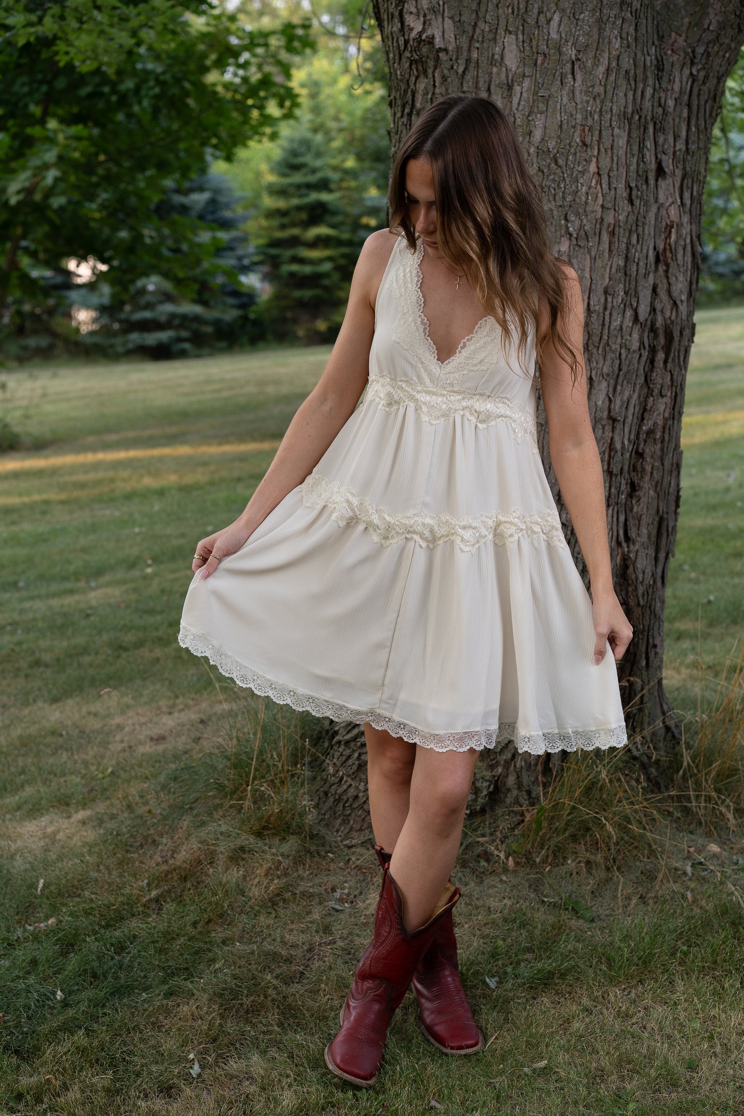 Lace & Grace Mini Dress