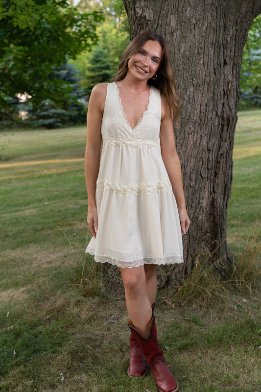 Lace & Grace Mini Dress